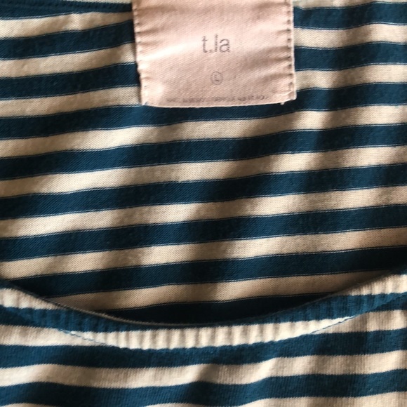 Anthropology t.la striped long sleeve knit L - Picture 2 of 4